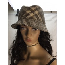 Burberry Nova Check Gray Wool Bucket Hat Medium  eb-85165777